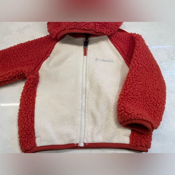 Columbia Infant Fox Zip Up Fleece Sweater Size 12-18 Months - Picture 6 of 11